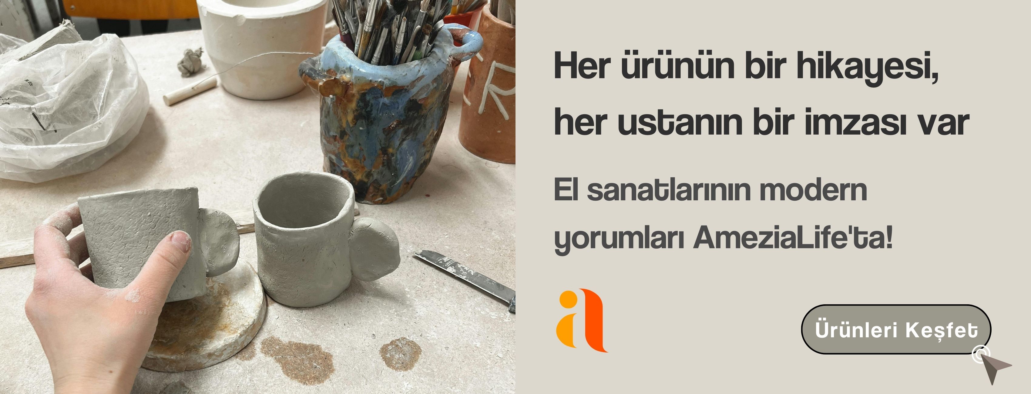 Her ürünün bir hikayesi, her ustanın bir imzası var